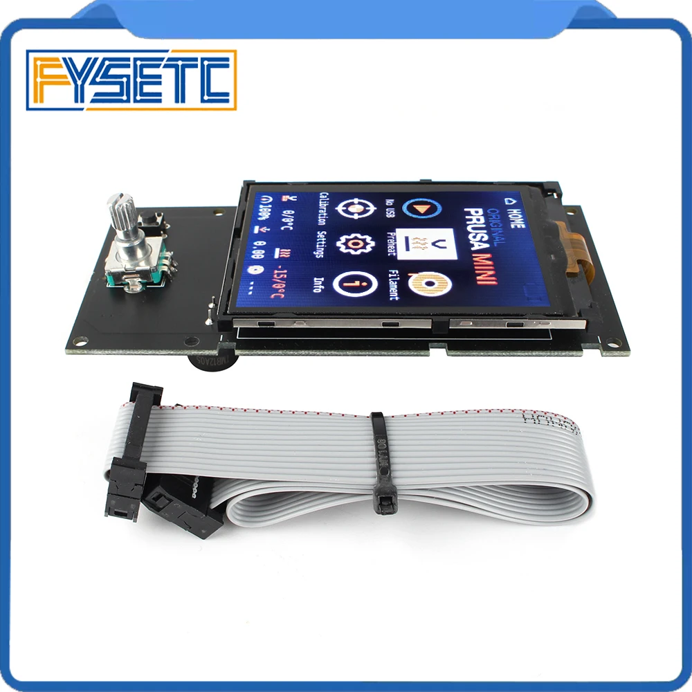 FYSETC Prusa ̴ LCD 3.2, 2.8 ġ Ʈ ÷,  ũ, 3D  ǰ, Prusa Mini 3D Ϳ
