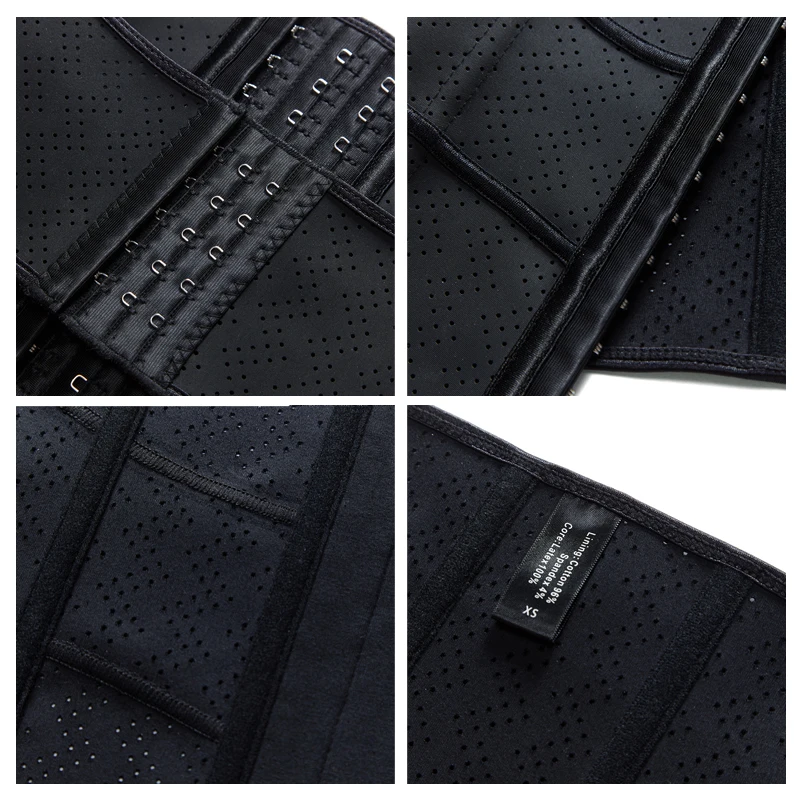 Латексный тренажер для талии стальное моделирующее белье кости Женский