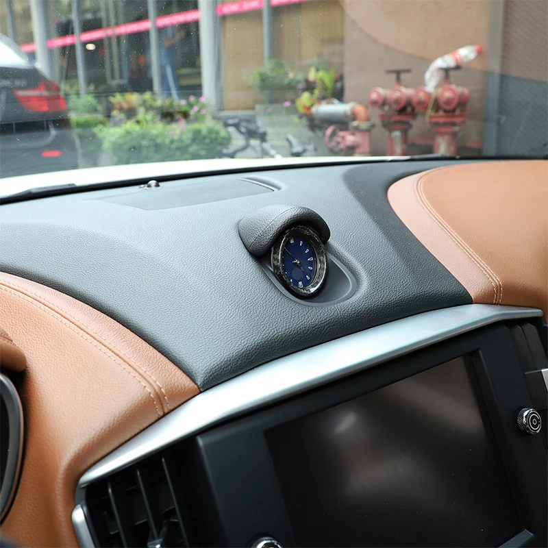 Per Maserati Ghibli 2014 2021 cruscotto interno in vera fibra di carbonio  quadrante orologio decorazione cornice adesivi accessori auto|Interior  Mouldings| - AliExpress