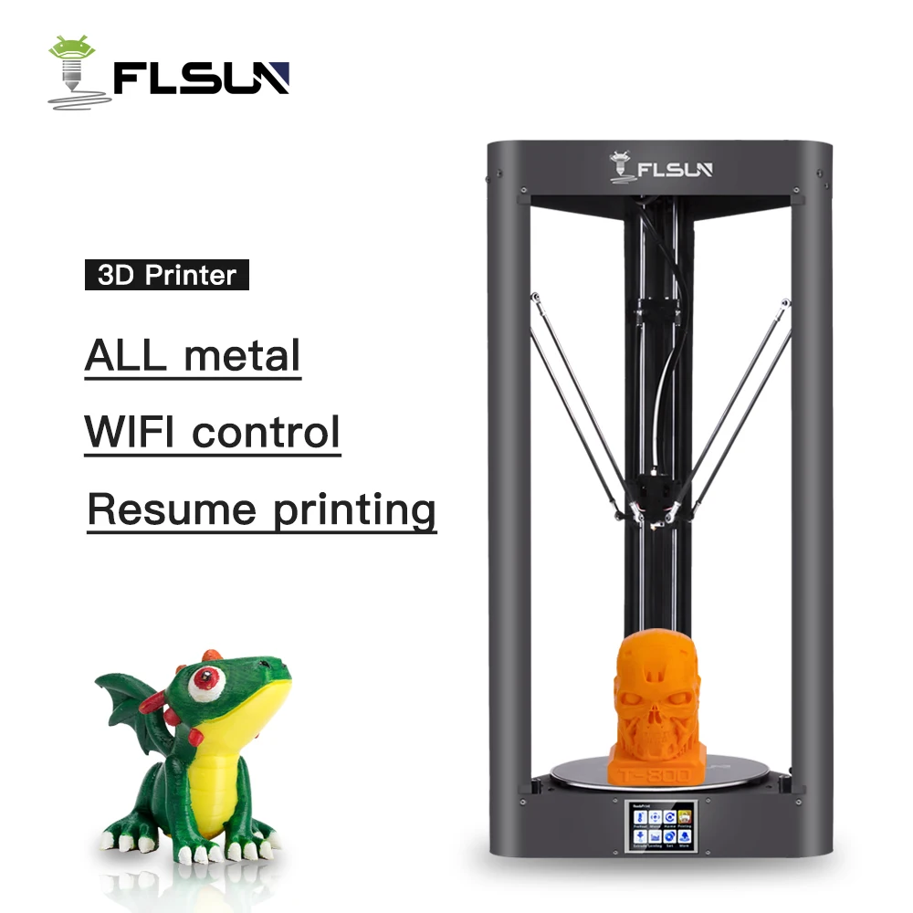 FLSUN QQ S PRO обновление высокое Скорость большой металлический каркас авто