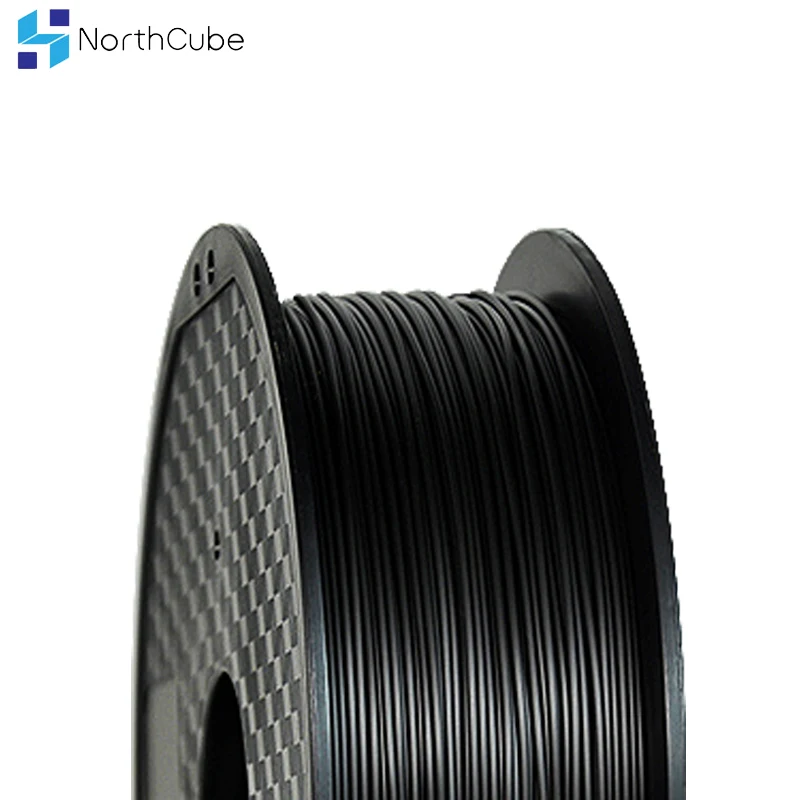 PLA/ABS/PETG/나일론/PC 탄소 섬유 3D 프린터 필라멘트, 1.75mm 치수 정확도 +/-0.05mm, 15% 탄소 섬유 포함