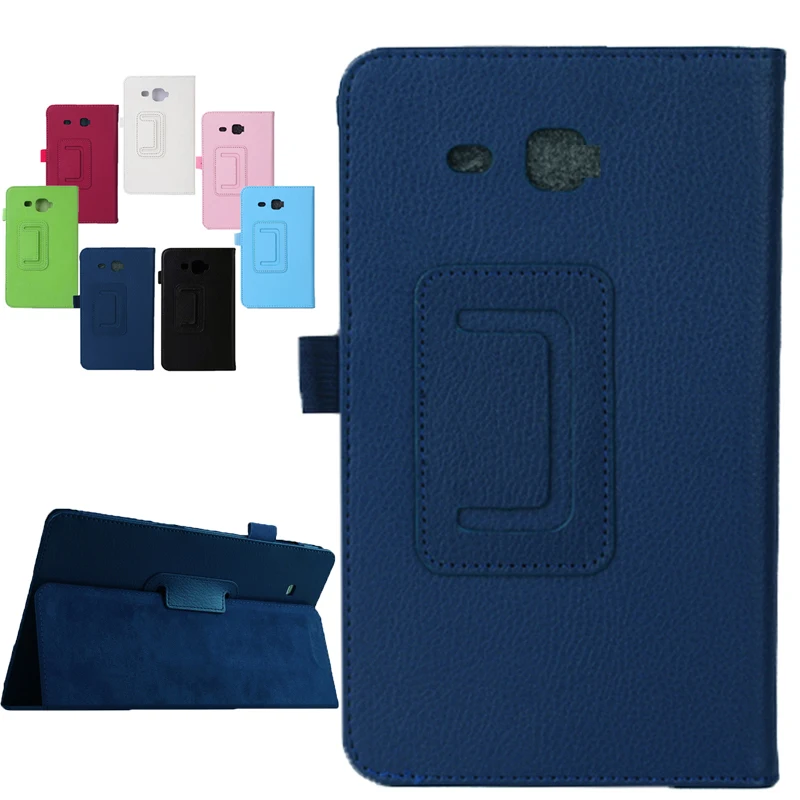 2016 Tab A6 7 Inch Tablet Case For Samsung Galaxy Tab A 7.0 T280 T285 SM-T285 Black Blue Green Flip PU Leather Case Stand Cover