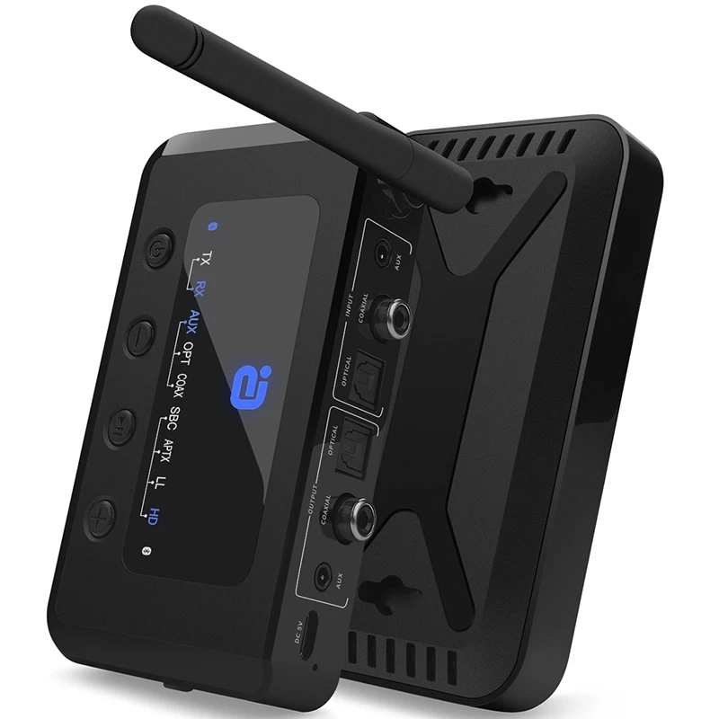 FFYY-MR265 Bluetooth 5,0 HD аудио передатчик приемник 2-в-1 двойной режим для ТВ/колонки/PC оптический коаксиальный AptX LL/HD