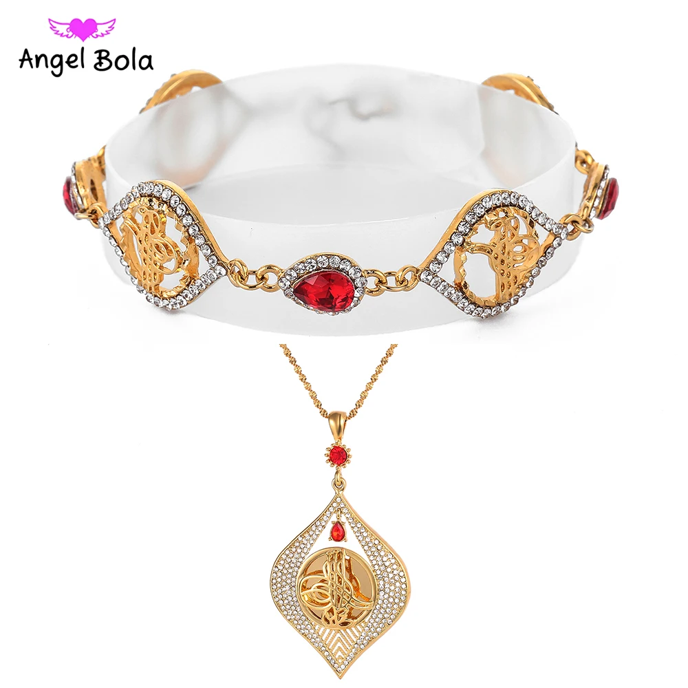 Ожерелье в эфиопском стиле ювелирные изделия золотого цвета для женщин из