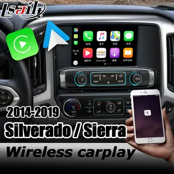 

Wireless carplay interface box for Chevrolet Silverado 2014-2019 android auto interface mylink play youtube Sierra Lsailt