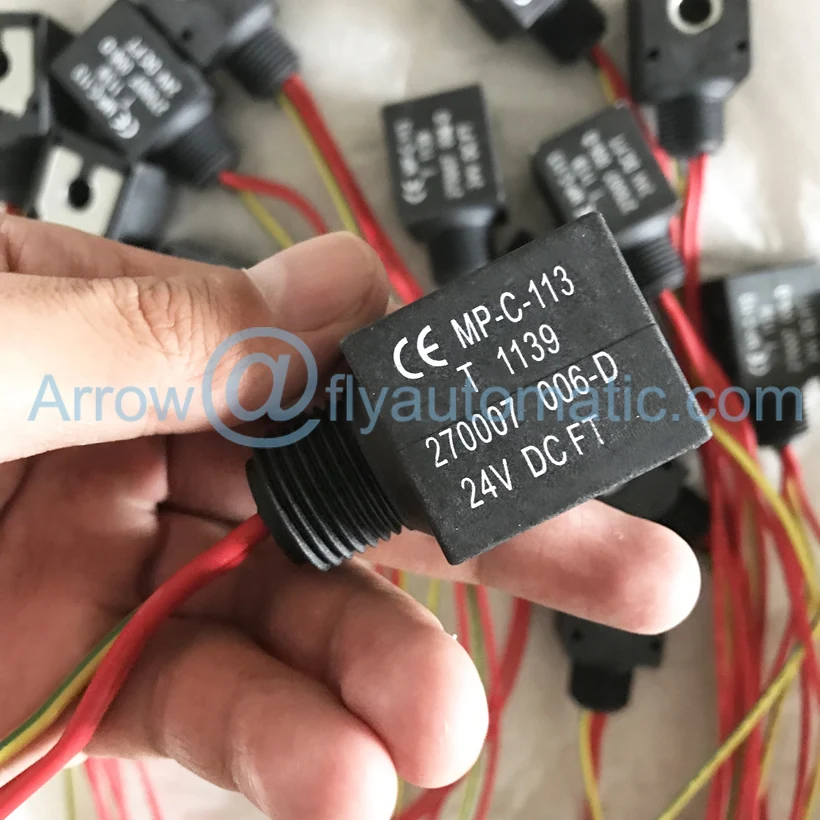 ASCO MP-C-113 EFG551A001 EF8551A001MS 5/2 путь пилот управляемый Соленоидный клапан катушки