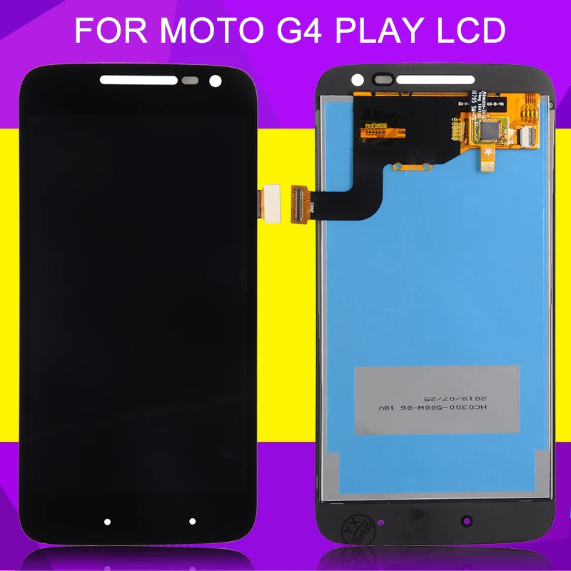 HH 6 22 дюймов для Motorola Moto G4 Play LCD XT1980 3 дисплей с сенсорным экраном дигитайзер сборка