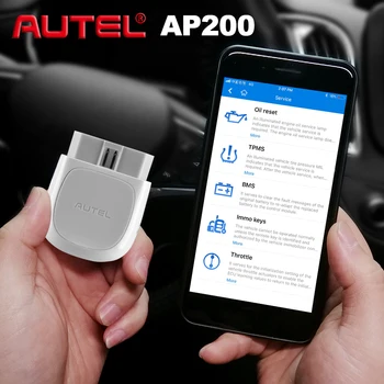 

Autel AP200 OBD2 Scanner Bluetooth Code Reader Full System Diagnostic Tool AutoVIN EPB BMS SAS TPMS DPF IMMO PK MaxiCOM MK808