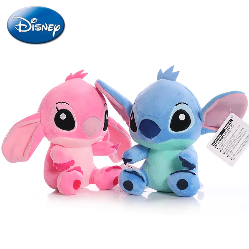 20 см Disney Лило и Стич Плюшевые игрушки Kawaii брелок кукла-подвеска с рисованным