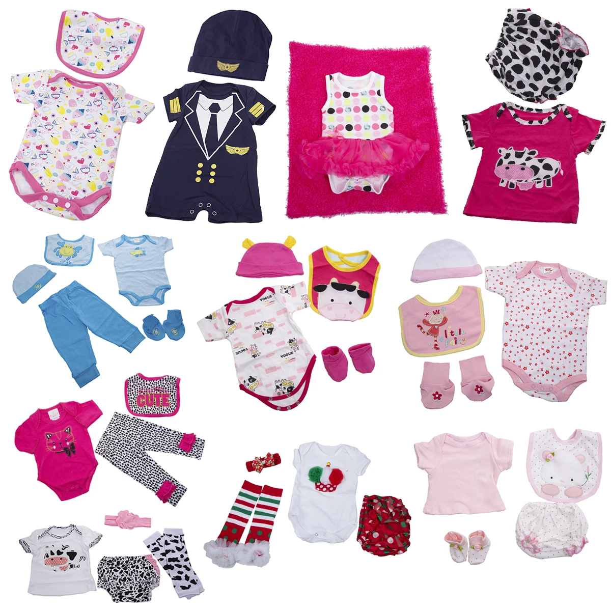 Одежда для кукол Lifestyle Baby 2 4 шт. дизайн костюма реборн 22 или 23 дюйма аксессуары
