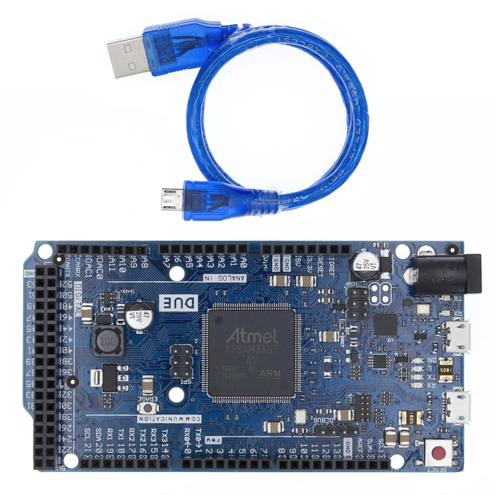  Due R3 Board/ DUE R3-CH340 ATMEGA16U2/CH340G ATSAM3X8E ARM Main Control Board with 50cm USB Cable f
