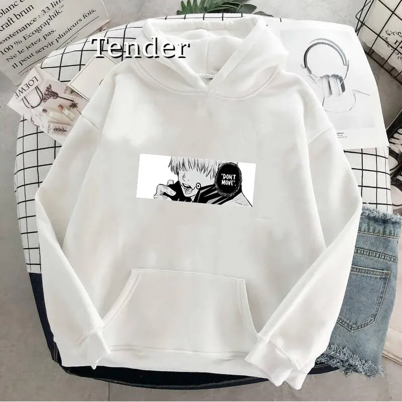 

Women Aesthetic Sweater Hoodie Jujutsu Kaisen Anime Cosplay Graphic Hoodie Clothes Manga Long Sleeve Harajuku Hoodie female