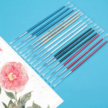 

3Pcs Hand-painted Hook Line Paint Brush Fine Watercolor Drawing Painting Brush Pen For Students School Stationery Art Supplies