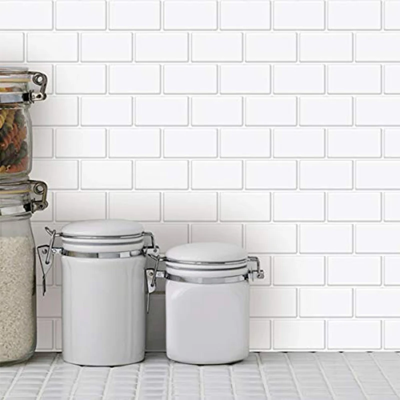 Cocina azulejo vinilo PVC autoadhesivo papel tapiz bauno непроницаемое украшение для дома cocina aceite pegatinas