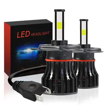 

2x Turbo LED H4 H7 Super Car Headlight Bulbs H8 H11 9005 9006 12000LM 6000k white Auto 12v For Fiat 500 500L Infiniti FX35 Q30