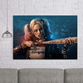 

Harley Quinn Film classic SIlk hip hop Poster No FRAME