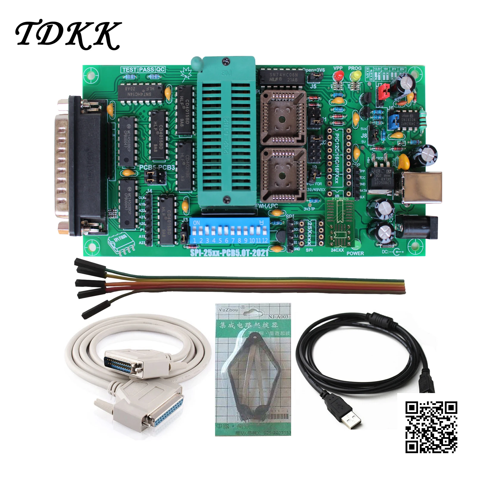 

SPI 25xx PCB5.0T 2021 Motherboard BIOS Programmer Multi-functional General EPROM Recorder