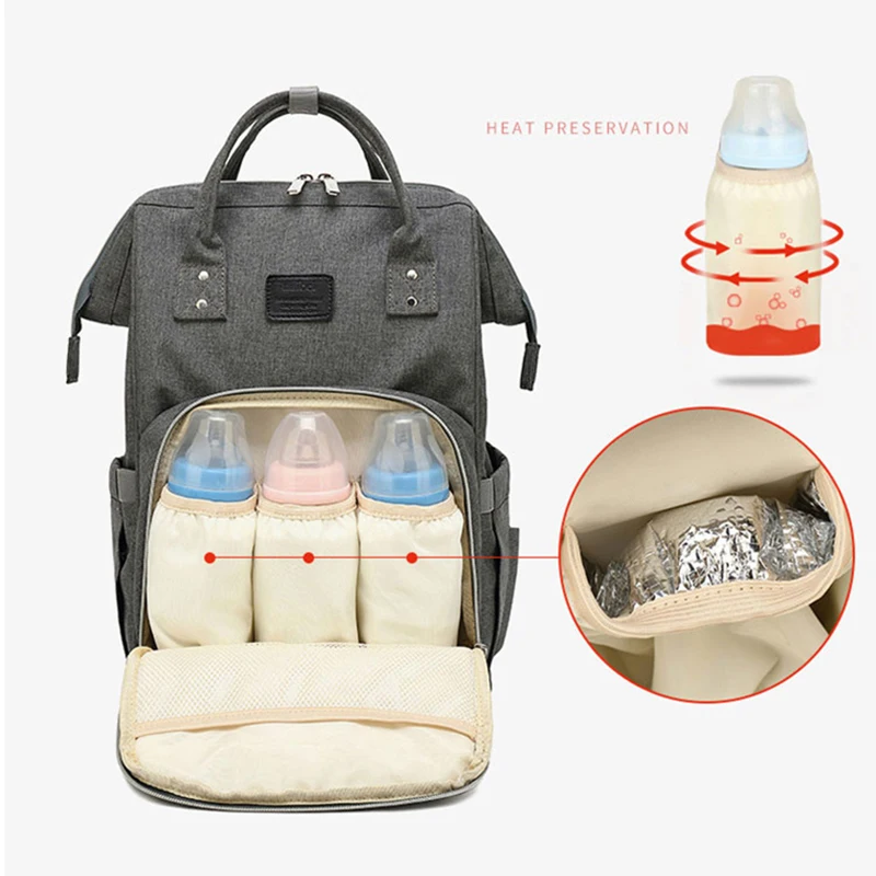 Nappy Bag Mummy Maternity Large Capacity Bag Mom Baby Multi-function Waterproof Outdoor Travel Backpack Diaper Bag For Baby Care