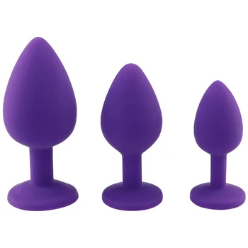 S/M/L Silicone Butt Plug Anal Plug Unisex 3 Different Size Sex Toys for Men Women Couples Anal Trainer BDSM Adult Games Sex Shop 5