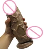 26*7CM Super Huge Dildos Giant Big Dildo Realistic Soft Penis Anal butt Plug Vagina Massage Adul Sex Toys For Woman Adult Game 1