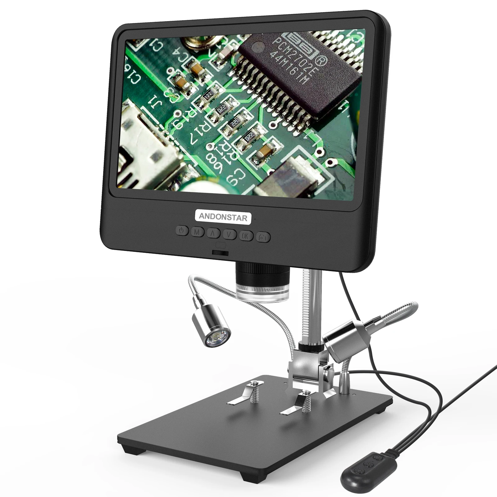 Andonstar AD208S 8.5 Inch LCD Display Screen 5X-1200X Digital Microscope Soldering Tool 1280 * 800 Adjustable 1080P Scope | Инструменты