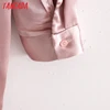 Tangada 2022 Fashion Women Solid Satin Shirt Dress New Arrival Long Sleeve Ladies Midi Dress Vestidos 1D75 ► Photo 3/6