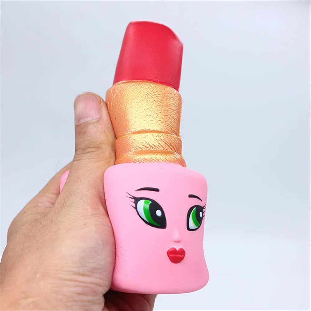 

Relax Toys Simulation Beauty Lipstick Slow Rising Squeeze Relieve Stress Toy Poopsie Slime Surprise Decorator Amusing 7.31