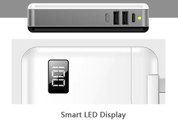 

10000mAh Power Bank Wireless QC3.0 Charger Fast Charging Powerbank Phone Charger for Samsung s8 s9 iphone 11 pro max