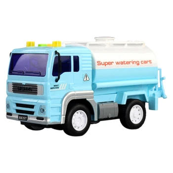 

WENYI Inertial Engineering Vehicle Sprinkler Cleaning Car Multifunctional Music Toy Car Automobile