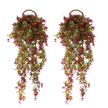 

Lastic Fake Flower Wall Hanging Ivy Imitate Sweet Potato Leaves Home Decoration Hanging Hanging Simulation Plant Weeping Willow