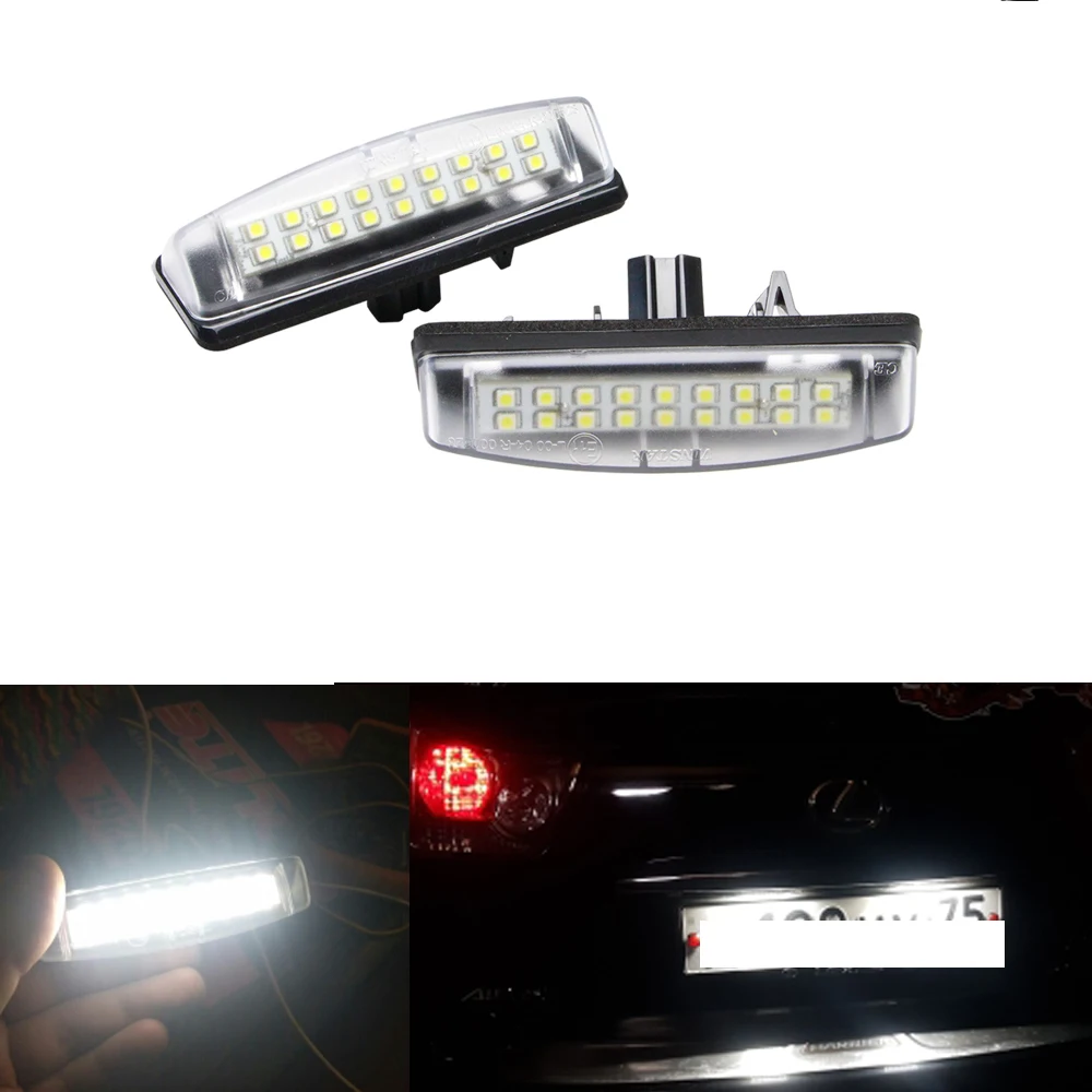 Led Number License Plate Lights For Lexus Is200 Is300 Ls430 Gs300 Gs430 Gs400 Es300 Es330 Rx300
