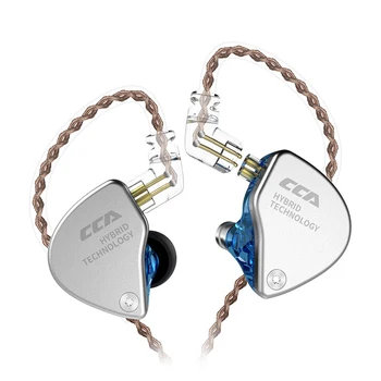 

CCA CA4 In-Ear 3.5mm Wired Moving Iron Headphones 4-Unit Monitoring Level Noise Reduction HIFI Headphones