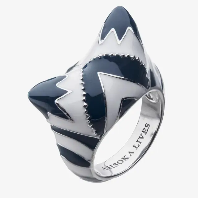 New luxury exquisite cartoon geometric jewelry ladies engagement wedding Valentine's Day gift ring silver
