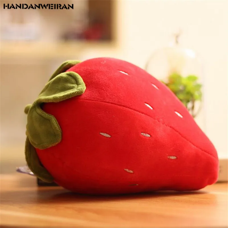 HANDANWEIRAN 1 шт 10 креативная плюшевая морковка, клубника, тыква, кукла премиум класса, ПП, хлопок, заполненная декоративная подвеска для мальчиков и девочек