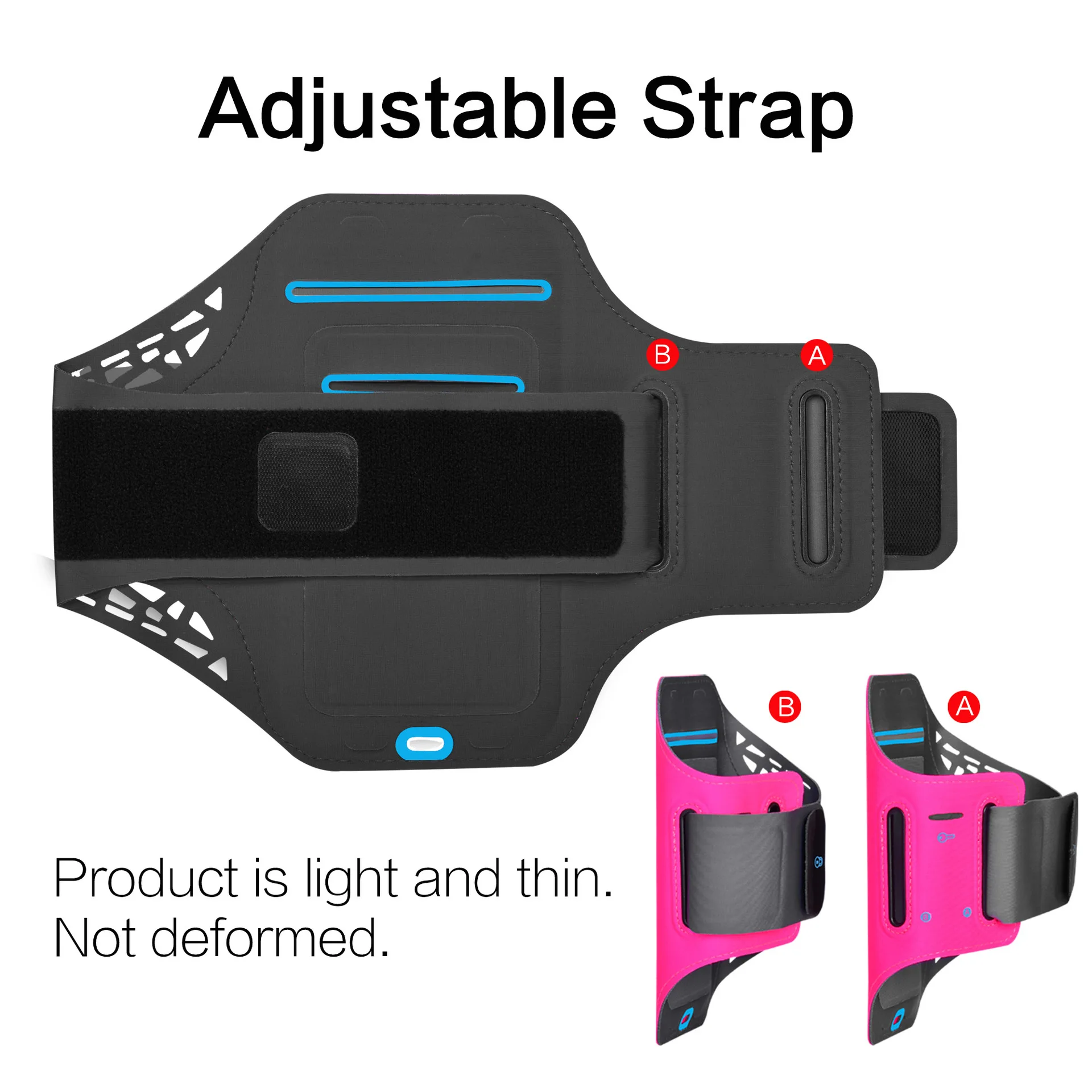 

UTS Zhongxin Outdoor Mobile Phone Arm Belt Fitness Equipment Running Arm Bag Sports Mobile Phone Arm Belt Currently Available Di