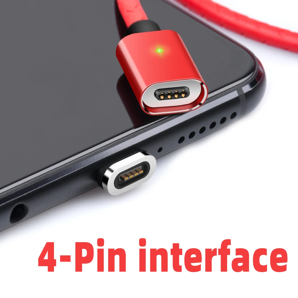 Magnetic Cable Adapter with 4-Pin Connectors