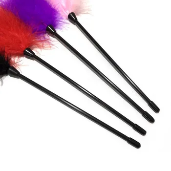 Bdsm Feather Tickled Whip Bondage Erotic Punish Fetish Riding Crop Pony Leather Spanking Paddle Play BDSM Sex Toys Adult Game 5