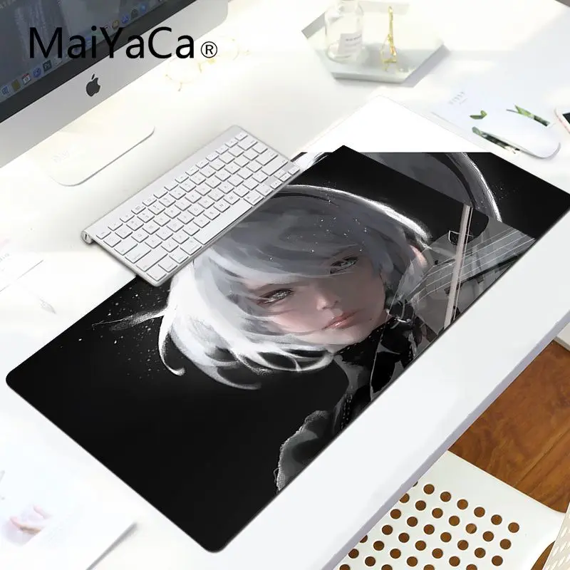 MaiYaCa Лидер продаж 2B игровая скрипка NieR силиконовый коврик для мыши игровой ноутбук игровой коврик для мыши Коврик для мыши игровой коврик для мыши - Цвет: LockEdge 30x80cm
