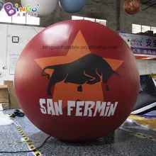 Индивидуальный Логотип 1,8 диаметров надувной красный шар для демонстрации событий/хорошее качество надувной красный шар украшения игрушки