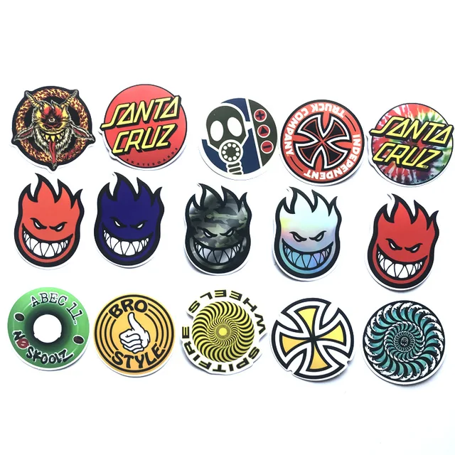 100 cool skateboard fashion Stickers For Suitcase Skateboard Laptop Luggage Fridge Phone Car Styling DIY Decal waterproof 4