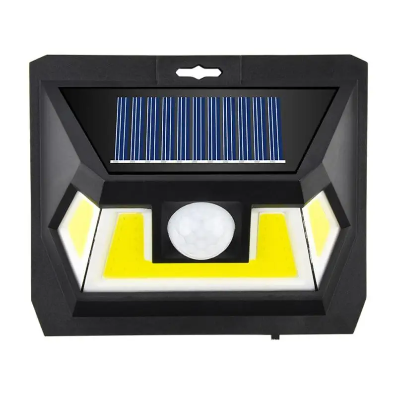 54LED COB на солнечных батареях настенный светильник с датчиком движения водонепроницаемый садовый уличный светильник Лидер продаж освещение для крыльца умелое производство