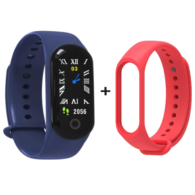 Смарт-браслет M30 фитнес-трекер многоязычные спортивные часы для мужчин и женщин пульсометр и кровяное давление браслет для Android iOS - Цвет: As shown23