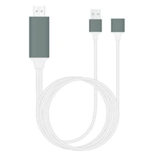 Ультра высоких скоростях HDMI к телевизору кабель USB к HDMI 3-в-1 Экран проекции кабель_ недель