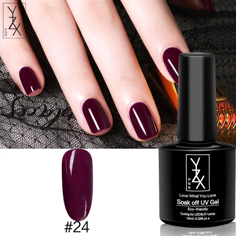 YXZ гель для ногтей красная бабочка любовь серия УФ/светодиодный лак SoakOff 10 мл эмалированный молочный белый черный лак для ногтей для сексуальных женщин