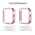 Алмазный бампер Защитный чехол для Apple Watch Cover Series 6 SE 54321 38 мм 42 мм Для Iwatch 40 мм 44 мм Смарт Браслет Аксессуары