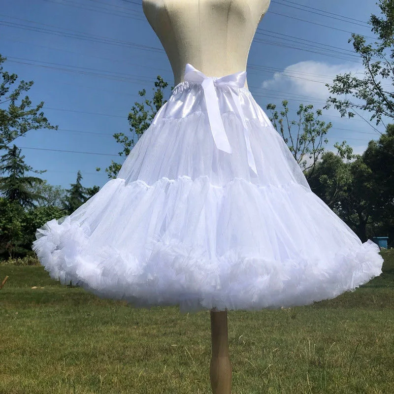 Милая женская хлопковая юбка-пачка в стиле лолита для косплея суперпушистая юбка
