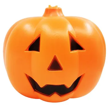 

Halloween Light Voice-Activated Glowing Lanterns Pumpkin Lighting Halloween Music With 4 Expressions LED Light Flameless #BL5