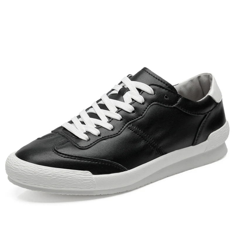 Shoes for Men Autumn Casual Leather Sneakers Black White Designer Shoes