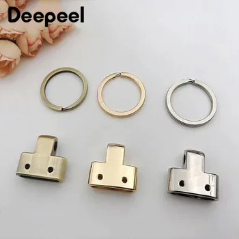 

Deepeel 2/4pcs 21mm O Ring Keychain Metal Hanger Buckles for Webbing Cord End Clasps Key Split Rings DIY Hardware Accessories