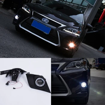 

Superb LED Bulbs COB Fog Lights Source Angel Eye Bumper Cover Fit For Lexus CT200H 2014